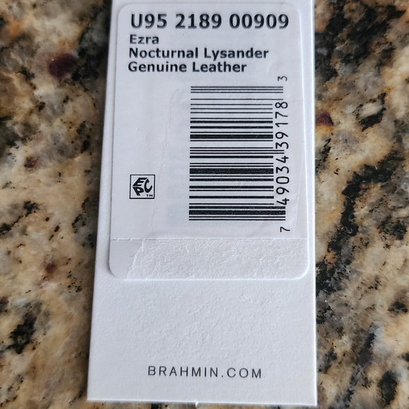 BRAHMIN Ezra Nocturnal Lysander slate gray Wallet & Handbag Set - Picture 7 of 7